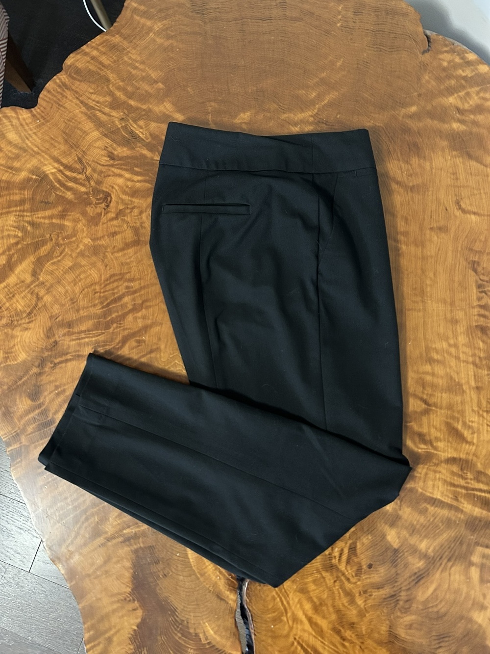 LOFT Black Trousers Size 6 Mid Rise Career
